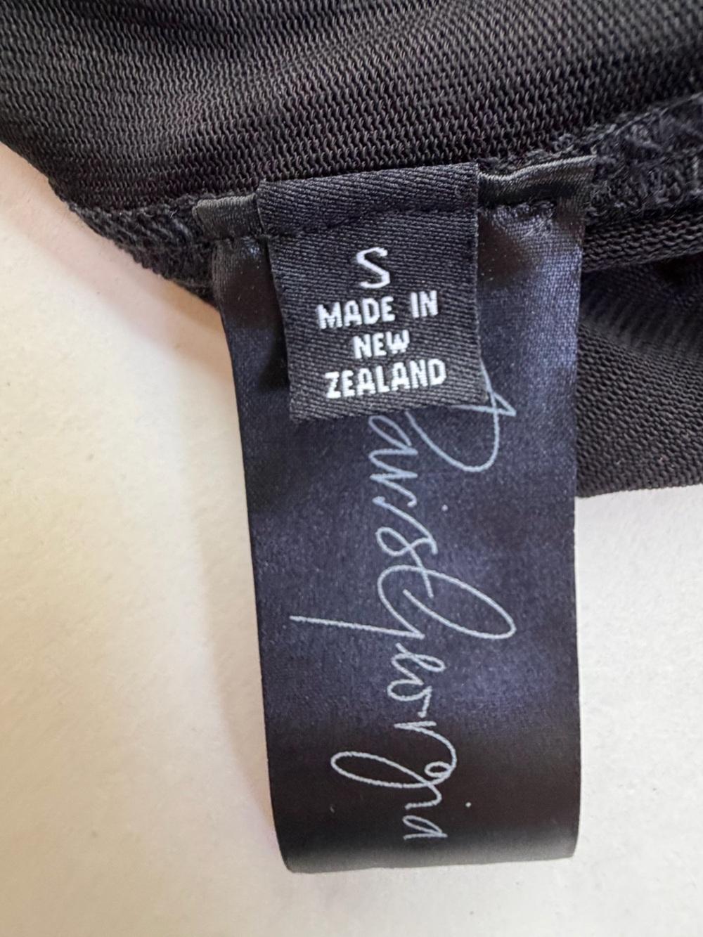 NWT! Paris Georgia Elemental Sheer Baby Tee Black Small - Picture 7 of 8